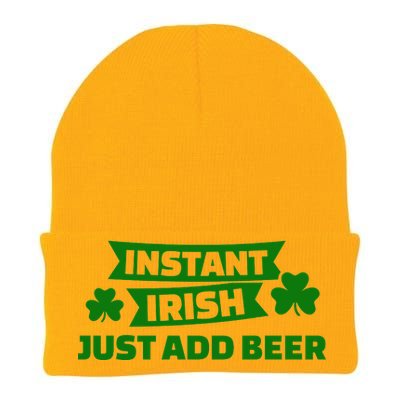 Instant Irish Just Add Beer Knit Cap Winter Beanie