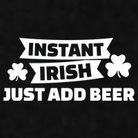 Instant Irish Just Add Beer Ladies PosiCharge Tri-Blend Wicking Tank
