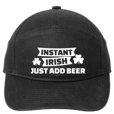 Instant Irish Just Add Beer 7-Panel Snapback Hat