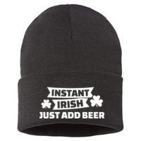 Instant Irish Just Add Beer Sustainable Knit Beanie