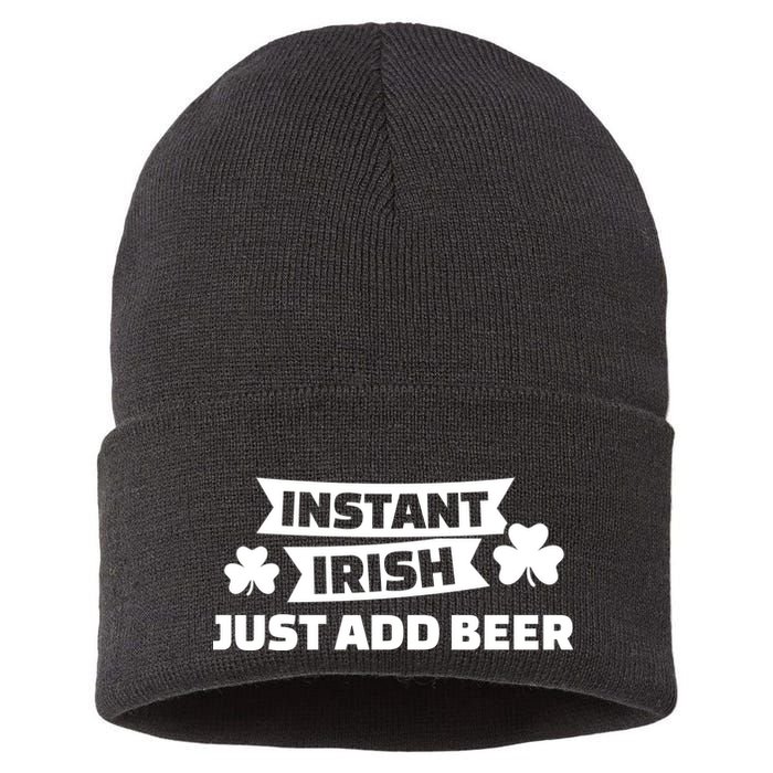 Instant Irish Just Add Beer Sustainable Knit Beanie