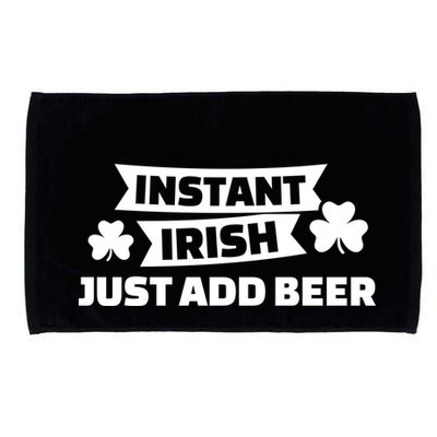 Instant Irish Just Add Beer Microfiber Hand Towel