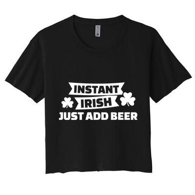 Instant Irish Just Add Beer Crop Top