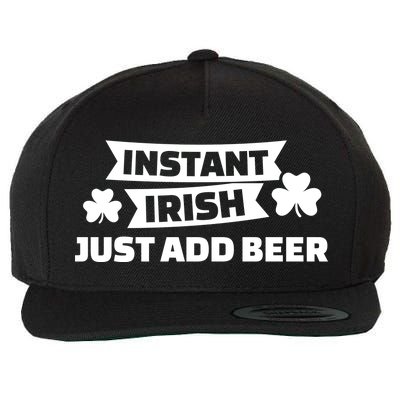 Instant Irish Just Add Beer Wool Snapback Cap