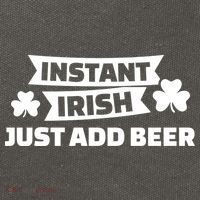Instant Irish Just Add Beer Cotton Canvas Backpack