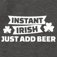 Instant Irish Just Add Beer Vector Backpack