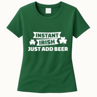 Instant Irish Just Add Beer Womens T-Shirt