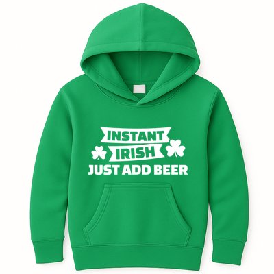 Instant Irish Just Add Beer Kids Hoodie