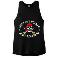 Instant Pirate Just Add Rum Ladies PosiCharge Tri-Blend Wicking Tank