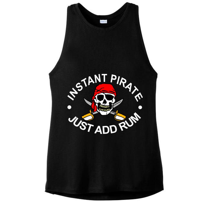 Instant Pirate Just Add Rum Ladies PosiCharge Tri-Blend Wicking Tank