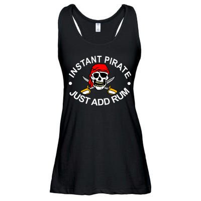 Instant Pirate Just Add Rum Ladies Essential Flowy Tank