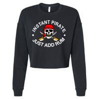 Instant Pirate Just Add Rum Cropped Pullover Crew