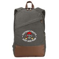 Instant Pirate Just Add Rum Cotton Canvas Backpack