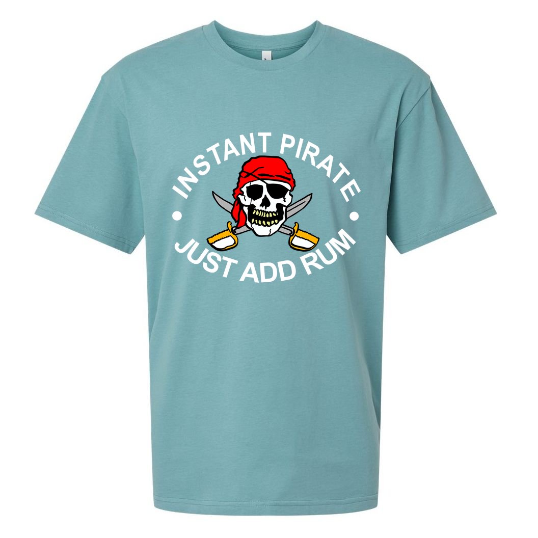 Instant Pirate Just Add Rum Sueded Cloud Jersey T-Shirt