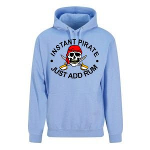 Instant Pirate Just Add Rum Unisex Surf Hoodie