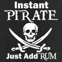 Instant Pirate Just Add Rum Skull Crosswords Cool Comfort Performance Bucket Hat