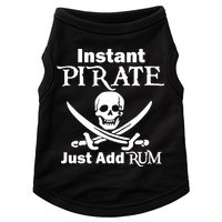 Instant Pirate Just Add Rum Skull Crosswords Doggie Tank