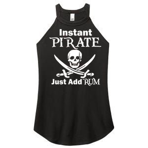 Instant Pirate Just Add Rum Skull Crosswords Women's Perfect Tri Rocker Tank