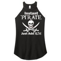 Instant Pirate Just Add Rum Skull Crosswords Women’s Perfect Tri Rocker Tank