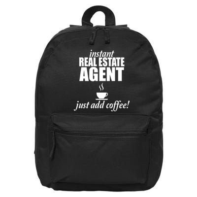 Instant Real Estate Agent Just Add Coffee 16 in Basic Backpack