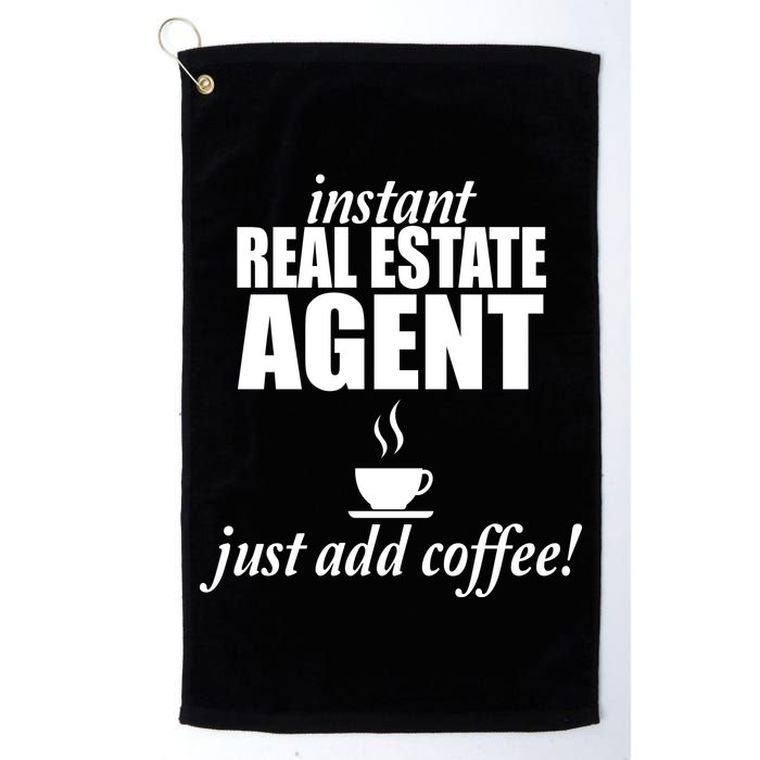 Instant Real Estate Agent Just Add Coffee Golf Towel