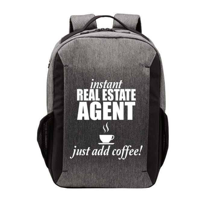 Instant Real Estate Agent Just Add Coffee Vector Backpack