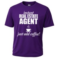 Instant Real Estate Agent Just Add Coffee Performance Shirt