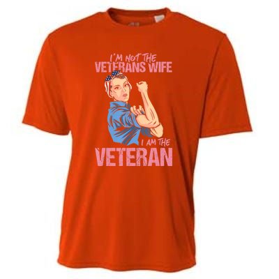 I'm Not The Veterans Wife I Am The Veteran Female Veteran Cooling Performance Crew T-Shirt