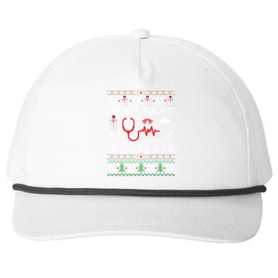 IM Not Tachy Funny Nurse Ugly Christmas Sweaters Meaningful Gift Snapback Five-Panel Rope Hat