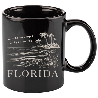 I Need To Forget So Take Me To Florida Ttpd 11oz C Handle Ceramic Mug