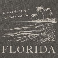 I Need To Forget So Take Me To Florida Ttpd Cotton Canvas Backpack