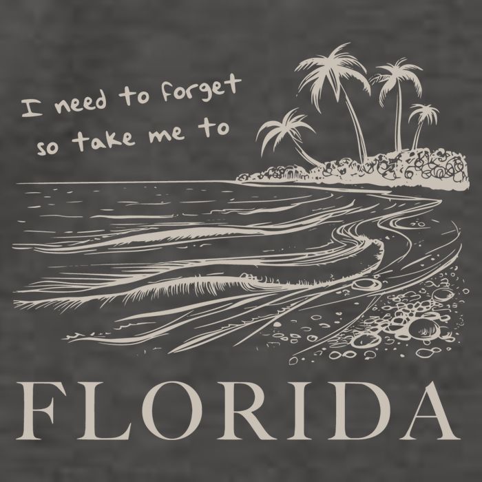 I Need To Forget So Take Me To Florida Ttpd Vector Backpack