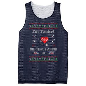 IM Not Tachy Funny Nurse Xmas Mesh Reversible Basketball Jersey Tank