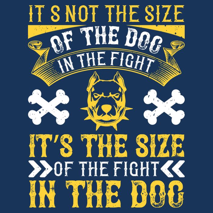It’s Not The Size Of The Dog In The Fight, It’s The Size Of The Fight In The Dog Flatbill Hat
