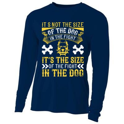 It’s Not The Size Of The Dog In The Fight, It’s The Size Of The Fight In The Dog Cooling Performance Long Sleeve Crew