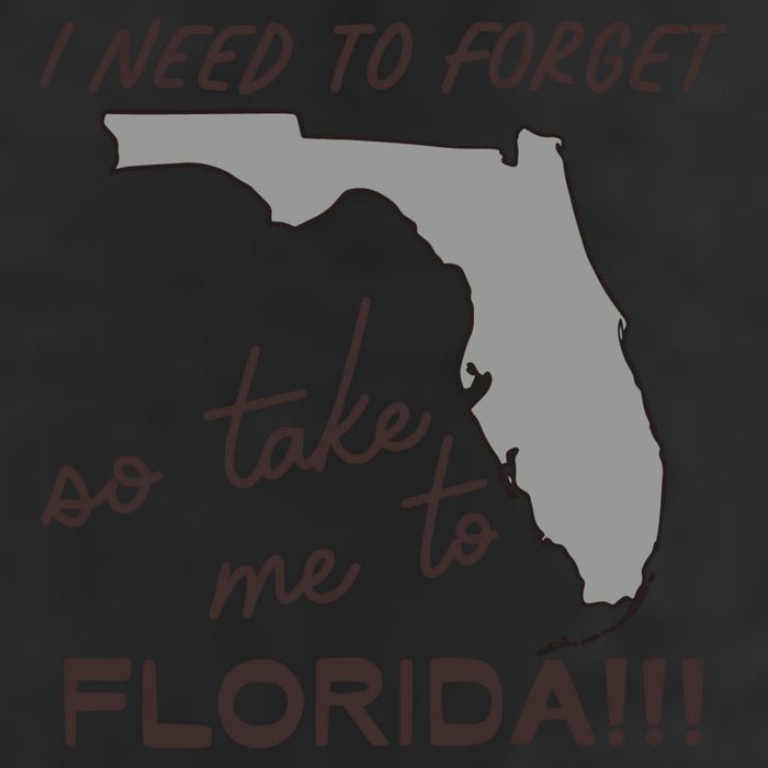 I Need To Forget So Take Me To Florida Ttpd 25L Jumbo Tote