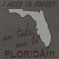 I Need To Forget So Take Me To Florida Ttpd Cotton Canvas Backpack