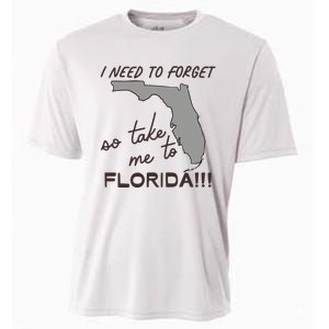 I Need To Forget So Take Me To Florida Ttpd Cooling Performance Crew T-Shirt