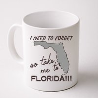 I Need To Forget So Take Me To Florida Ttpd Mug