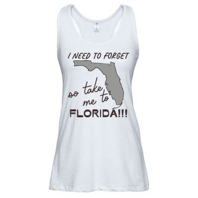 I Need To Forget So Take Me To Florida Ttpd Ladies Essential Flowy Tank