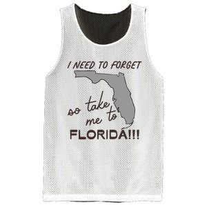 I Need To Forget So Take Me To Florida Ttpd Mesh Reversible Basketball Jersey Tank