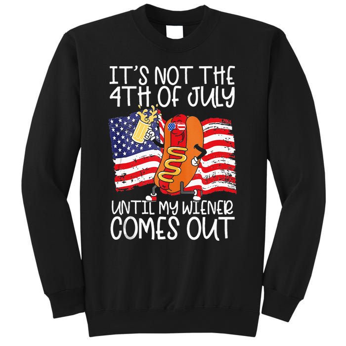 Its Not The 4th Of July Until My Weiner Comes Out Graphic Sweatshirt