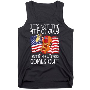 Its Not The 4th Of July Until My Weiner Comes Out Graphic Tank Top