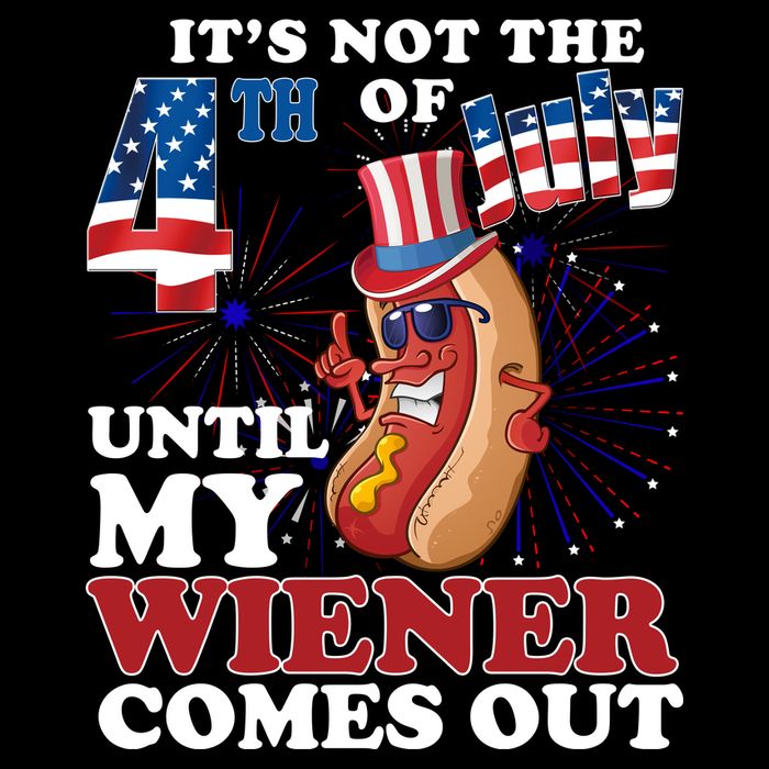 Its Not The 4th Of July Until My Wiener Comes Out Funny Drawstring Bag