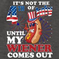 Its Not The 4th Of July Until My Wiener Comes Out Funny Vector Backpack