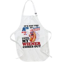 Its Not The 4th Of July Until My Wiener Comes Out Funny Apron