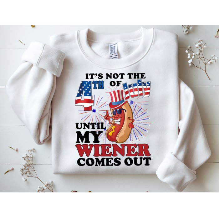 Its Not The 4th Of July Until My Wiener Comes Out Funny Sweatshirt