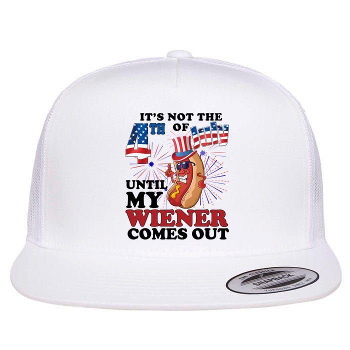 Its Not The 4th Of July Until My Wiener Comes Out Funny Flatbill Hat