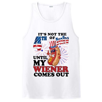 Its Not The 4th Of July Until My Wiener Comes Out Funny PosiCharge Competitor Tank