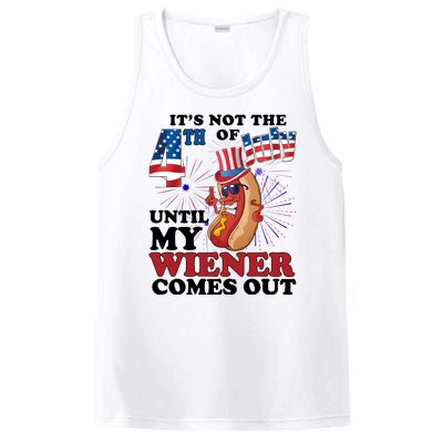 Its Not The 4th Of July Until My Wiener Comes Out Funny PosiCharge Competitor Tank